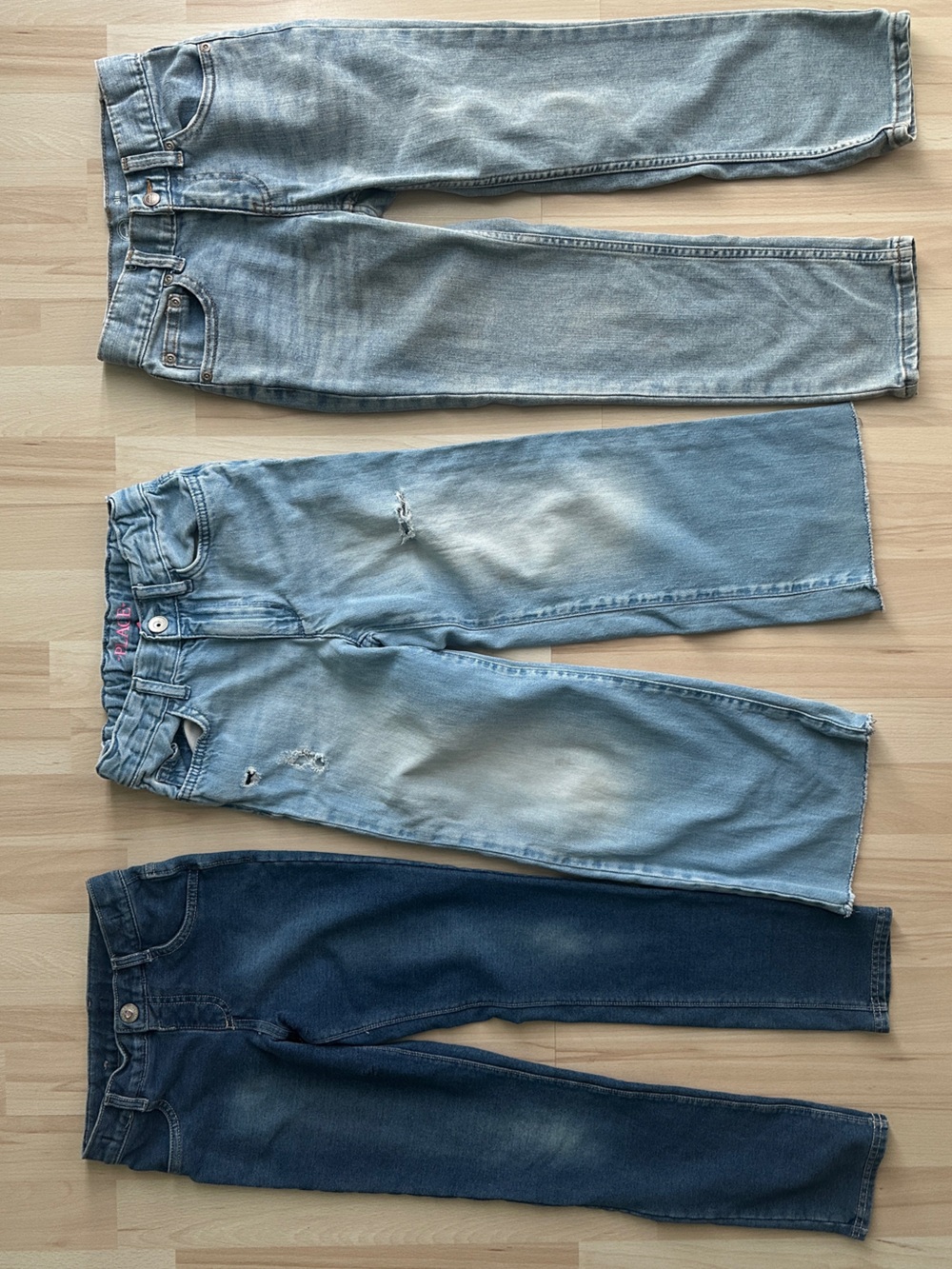 Girls Size 7 Jeans Bundle – 3 Pairs